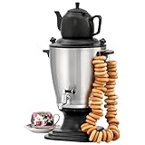 MBH - Samovar professionale 3,2 l per alberghi e bar. Bollitore industriale con teiera