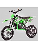 T-MOTO - Mini moto cross 50 cc Wolfee 2 Tempi - Minimoto a benzina 10/10 - Minimoto cross 50cc per principianti - Mini moto cross benzina, Verde