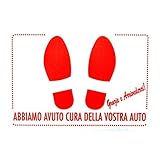 TAPPETINO IN CARTA USA E GETTA 35 x 50 CM PROTEZIONE INTERNI AUTO E CAMION (10 PEZZI)