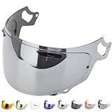 Everalo Visiera Casco Compatibile con Arai Chaser X - Rx7v - Rx7x - Quantic - Quantum X - Concept X - Concept XE - Renegade V - Profile V - Qv Pro - Vas V Pinlock Ready (Specchio)