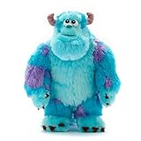Disney Store Ufficiale Piccolo Peluche di Sulley, Monsters & Co., 24 cm, Peluche con Artigli in Feltro e Corna Imbottite, Adatto da 0 Anni+