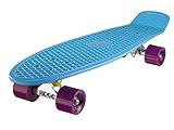 Ridge Skateboards Big Brother Retro Cruiser, Azzurro/Viola, 69 cm (27'')