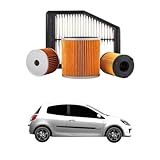 Kit 4 Filtri Tagliando compatibile con RENAULT Clio III 1.2 16V Hi-Flex 55 kw Benzina/Gasauto (GPL) 2008-2014