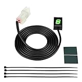 Jadeshay Spina ECU 6 Velocità Indicatore di Marcia Moto per Motocicli, Indicatore di Velocità Digitale Calibro Digitale Shift con display a LED Impermeabile Compatibile con Kawasaki