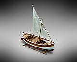 MINI MAMOLI - Modello Kit Barca GOZZO MEDITERRANEO Vela Serie Scala 1:28 - DUS_MM07