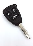 Pro Plip - Chiave di ricambio per Jeep Grand Cherokee, Wrangler, Compass, Patriot, con 3 pulsanti grandi