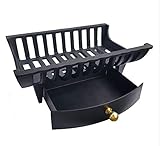 Fonderia Bongiovanni | Portalegna | Porta Legna | Portalegna da Interno | Braciere da Esterno | Brucialegna in Ghisa | mod.B04 | con Cassetto Raccogli Cenere | per Camino | con Pomello in Ottone