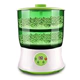 Macchina a germogli - macchina a germogli elettrici, sprouter automatico efficiente, germogli freschi regolabili | Macchina a germogli di fagioli intelligenti, design compatto per uso domestico, ideal