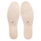 BullTek Solette Comfort Sottopiede Cuoio Uomo Donna Misure 34-48 1 Paio – Fatto a Mano in Italia, Ultra Sottili 2mm, Traspiranti, Antiodore, Antisudore, Morbide e Resistenti (EU 41-26,4 CM)