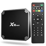 Android 11.0 TV Box, X96 Mini Smart TV Box, Smart Media Player con 1 GB/8G,Support 4K/WiFi/UHD/H.265/HDMI Streaming Media Player, Televisione, Google Tv