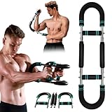 LTFIOON Twister Armtrainer, Allenatore Regolabile per Braccia e Pettorali con Resistenza 30KG-40KG, Attrezzo Fitness Portatile a Molla per Allenamento Casa/Ufficio/Viaggio
