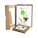 eacommerce Cornice a Giorno con Vetro SINTETICO e Retro in MDF per Stampe Foto Manifesti Portafoto da Parete (29,7x42 cm (Formato A3))