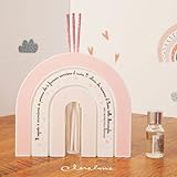 Digiglio Bomboniere Bomboniera nascita e battesimo Profumatore Arcobaleno Rosa con Frase 14,2x15,7x2 cm Claraluna 2023