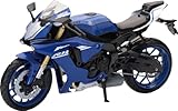 NewRay- 1:12 Yamaha YZF-R1 2016, Giallo, 57803A, eta' 0-14 anni