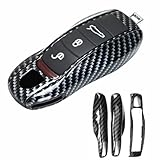 Nicoone Cover per Chiave Auto, 3 pezzi Custodia protettiva portachiavi per Auto,Custodia Portachiavi per Porsche Cayman/Macan/Boxster