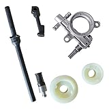 chenpaif Pompa Olio Filtro Tubo Tubo Linea Kit Vite Senza fine per Cinese 25CC 2500 Pezzi di Ricambio Motosega