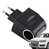 Adattatore Presa Accendisigari | Adattatore Presa | Adattatore CA- Universale | Adattatore Presa Di Corrente, Convertitore Accendisigari 220 V A 12 V Stabile Per Dashboard Cam Telefoni Auto