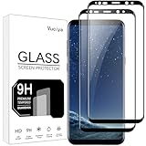 Vuciya 2 Pezzi Vetro Temperato per Samsung Galaxy S8 Plus/S8+ Pellicola Protettiva HD Durezza 9H Anti-Graffio Proteggi Schermo Ultra Resistente