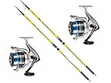 agc Kit SURCASTING TRABUCCO Composto da 2 Canna TRABUCCO Vektor SURFCASTING 4 m 150 Gr + 2 Mulinello TRABUCCO Dayton SW 6500