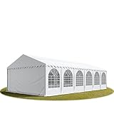 Tendone per feste ignifugo bianco 6x12 m Gazebo anti-fiamma per giardino e eventi