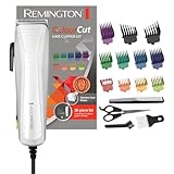 Remington Tagliacapelli, Kit Di 16 Pezzi Tra Qui 9 Pettini Diversi Colorati, Color Cut HC5035