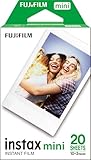 Fujifilm 16386016 Instax Mini Film Pellicola Istantanea per Fotocamere Instax Mini, Formato 46x62 mm, Confezione da 20 Foto