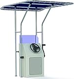 PIMAR T Top Professionale in Alluminio Lucido 170x140x200 per console barca e gommone