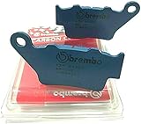 PASTIGLIE FRENO POSTERIORI BREMBO CARBON PEGASO CUBE IE 650 2001-2005 PEGASO FACTORY 660 2007-2011 PEGASO STRADA 660 2005-2011 PEGASO TRAIL 660 2005-2008