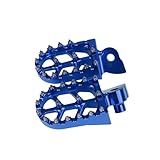 SVTSTRQE Poggiapiedi per Motocicletta per Beta RR 125 250 300 350 390 400 430 480 520 525 2T 4T X per Trainer 250 300 Poggiapiedi Pedane Poggiapiedi(Blu)