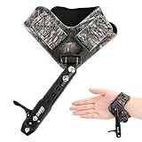 SHARROW Tiro con L'Arco Ausili per Rilascio del Polso Rilascio dell'Arco Composto Release Aids con Design Pieghevole per Arco Compound Strumenti di Aiuto per Rilascio (Camo)