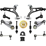 KIT BRACCI SOSPENSIONE ANTERIORI RINFORZATI COMPATIBILI CON ALFA ROMEO 147-156 - GT - 12PZ