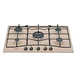 Hotpoint PCN 750 T (AV) R/HA Piano cottura colore avena 75cm, linea TRADIZIONE, 5 fuochi gas di cui una tripla corona. Colore Avena