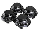 Coprimozzi centrali per ruote da 76 mm, 4 pezzi, compatibili con Porsche 917 Cayenne Cayman, compatibili con tutti i coprimozzi Porsche, tranne Macan-M53K.