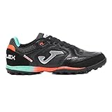 Joma Top Flex Turf, Futsal Shoe Uomo, 42.5 EU, Nero, 42.5 EU