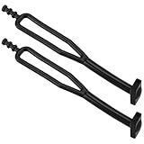 EMSea 2 Pezzi Cinghia In Gomma Per Cavalletto Laterale Motocross Compatibile Con KTM EXC 125 Compatibile Con Husaberg TE/FE 2009-2014 OE 50303018000 Lunghezza 141 Mm Nero