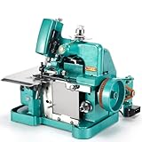 LZDOYY Macchina tagliacuci per impieghi gravosi, Macchina da Cucire, tagliacuci di Livello Industriale, con Kit di Accessori | Motore Potente, Larghezza tagliacuci 3,0-5,0 mm