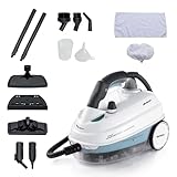 Ariete 4146 XVapor Deluxe - Pulitore a Vapore Mobile, 5 bar, Vano Portaccessori Integrato, Autonomia fino a 55', Cavo 6 m, 1500W, Bianco