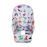 Fodera per sedia da pranzo per bambini, Fodera per cuscino per seggiolone, Cuscino per seggiolone,Cuscino multifunzionale per seggiolone con fodera per sedia imbottita per mangiare Leggero Traspirante