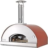 FORNO A LEGNA FONTANA FORNI MANGIAFUOCO PIANO UTILE 60 X 80 DA APPOGGIO ROSSO
