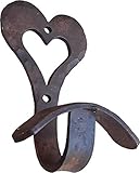 ARMONIE D'EPOCA Gancio Appendiabiti in Ferro BATTUTO (Modello Cuore)
