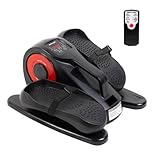 ECO-DE Mini Cyclette Ellittica da Casa Seduti – Pedaliera Riabilitazione 20 Velocità, Display e Telecomando – Cicletta Portatile da Sedia, Divano o Scrivania – Movimento Passivo per Anziani o Fitness
