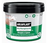 Aguaplast Alto Riempimento, stucco in pasta alti riempimenti su muro e legno, rinforzato con fibre, riempie fino a 2cm senza ritiri - 1kg