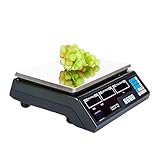 Bilancia Elettronica 40kg da Cucina Digitale e Professionale con Display LCD ad Alta Precisione