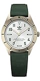 adidas Orologio con cinturino in ecopelle verde (modello: AOFH225082I), verde, Verde, Cinturino