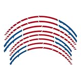 labelbike - Adesivi Strisce Moto Cerchi Ruote Cerchi Kit Protezioni compatibili con Honda Africa Twin 1100 2022