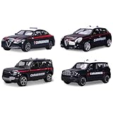 BBURAGO - Auto Carabinieri - Modellino Realistico Auto in Scala 1:43 (Scelta Casuale tra i Modelli Disponibili), Licenza Ufficiale Arma dei Carabinieri, Età consigliata 3+ Anni