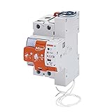 Gewiss Restart Rd 2 Poli, Accoppiato Con Differenziale Puro Idp, 13.2 x 11 x 10 Cm, Bianco Plastica, metallo