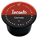 Italian Coffee 100 Capsule Caffè Incanto Cremoso compatibile con Lavazza Blue & compatibile con Lavazza In Black Nims