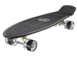 Ridge 27" Big Brother Retro Cruiser Skateboard, Nero/ Chiaro