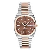 Lorenz Easy Time Retrò 030271FF - Orologio classico unisex - Orologio Day-Date con cinturino in acciaio